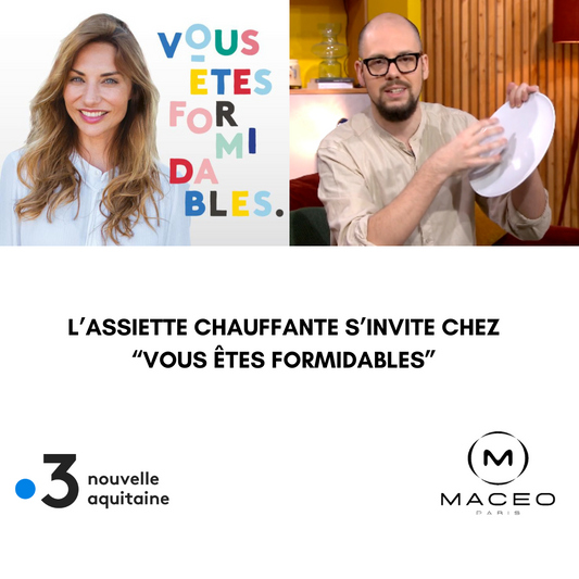 L'assiette chauffante chez France 3 Aquitaine "Vous êtes formidable"