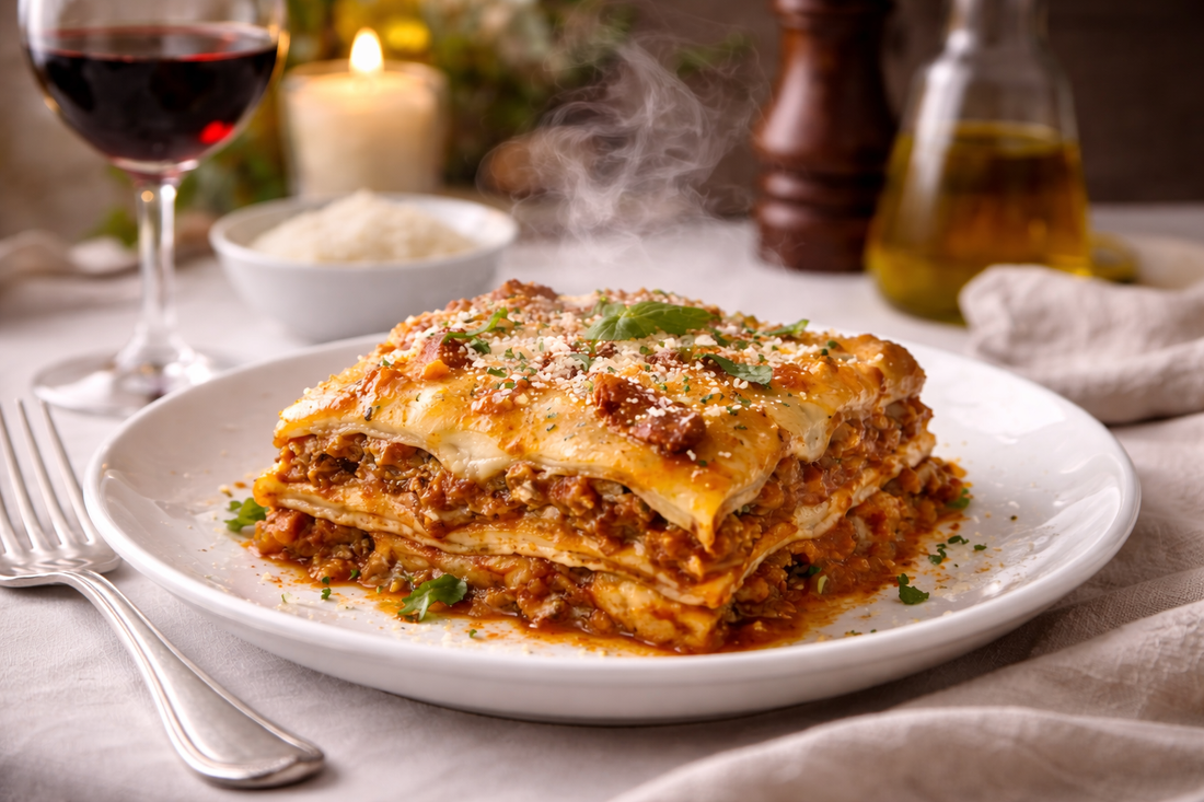 La meilleure recette de lasagnes… à déguster bien chaudes avec une assiette chauffante