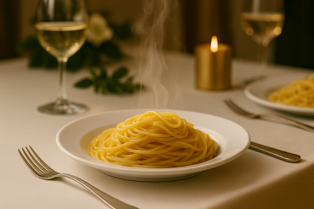 Assiette chauffante spaghetti