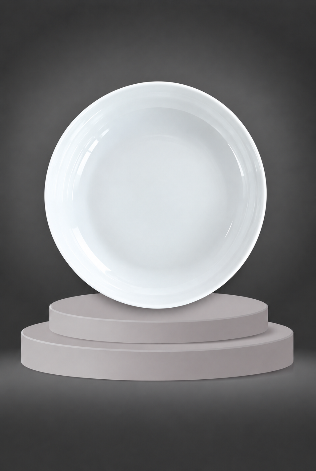 Assiette à pâtes chauffante "Bolis" (20cm) Porcelaine blanche