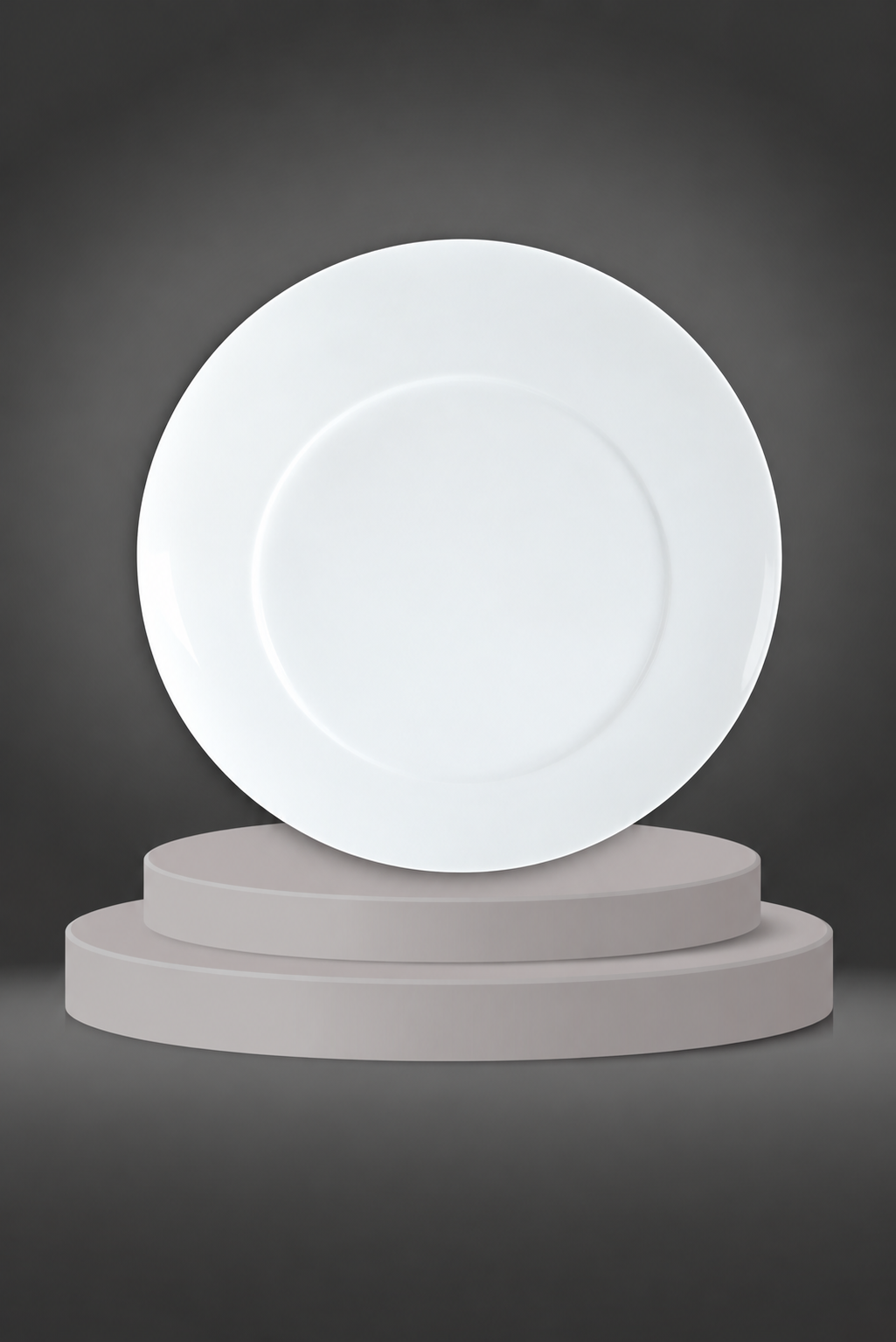Assiette chauffante "Classis" (27cm) porcelaine blanche