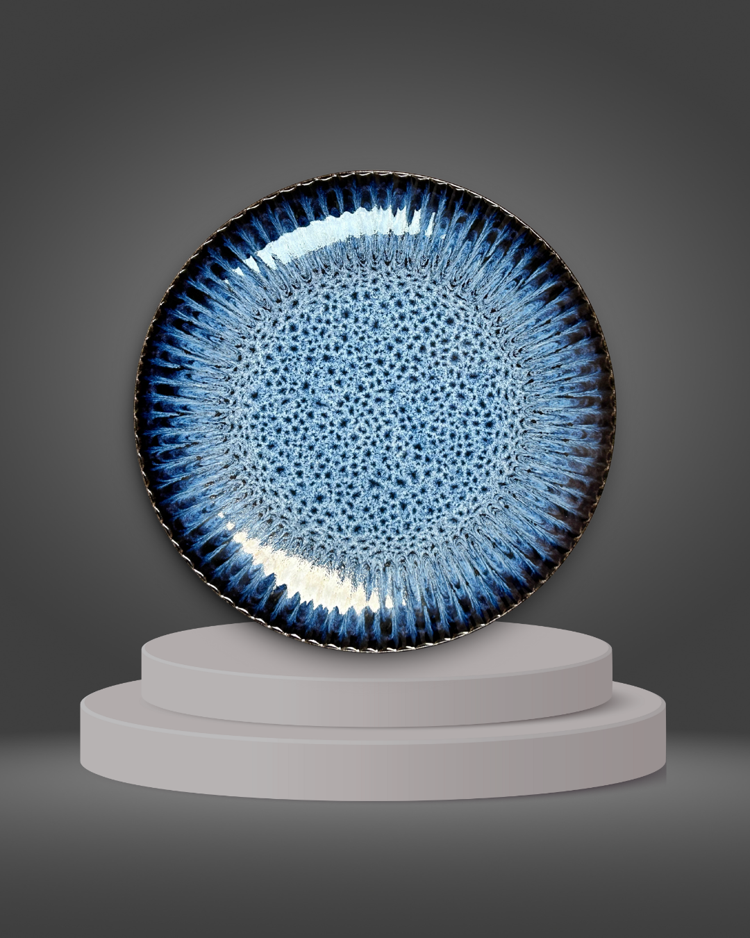 Nouveauté – Assiette chauffante premium "Lapis Lazuli" (27cm) Préco